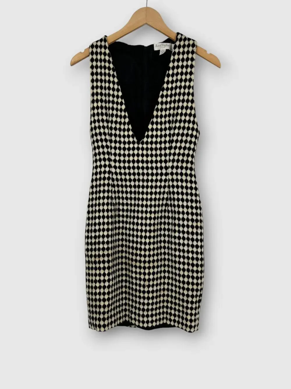 Vintage Ann Taylor Studio Luciano Tempesta Wool Blend Sheath Dress Size P